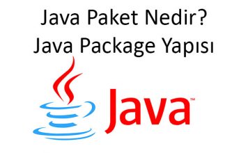 Java Paket Nedir? Java Package Yapısı - Java Dersleri