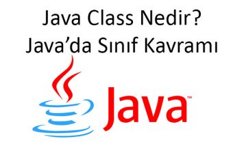 Java'da Sınıf Nedir? - Java Dersleri
