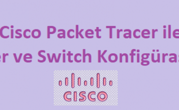 Cisco Packet Tracer ile Router ve Switch Konfigürasyonu